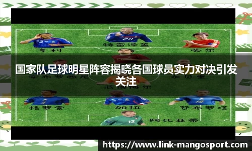 国家队足球明星阵容揭晓各国球员实力对决引发关注