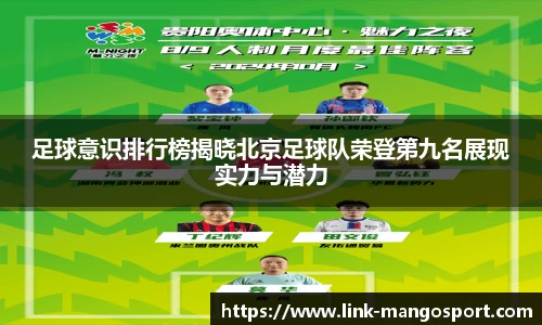 足球意识排行榜揭晓北京足球队荣登第九名展现实力与潜力